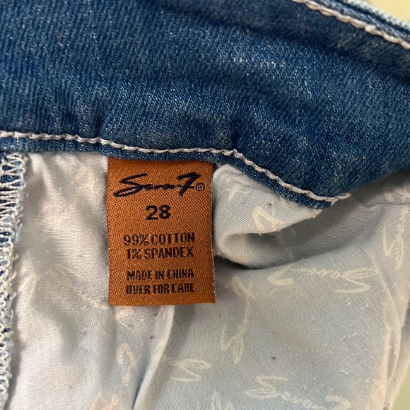 Seven 7, jeans skirt, size 28 - Picture 4 of 4